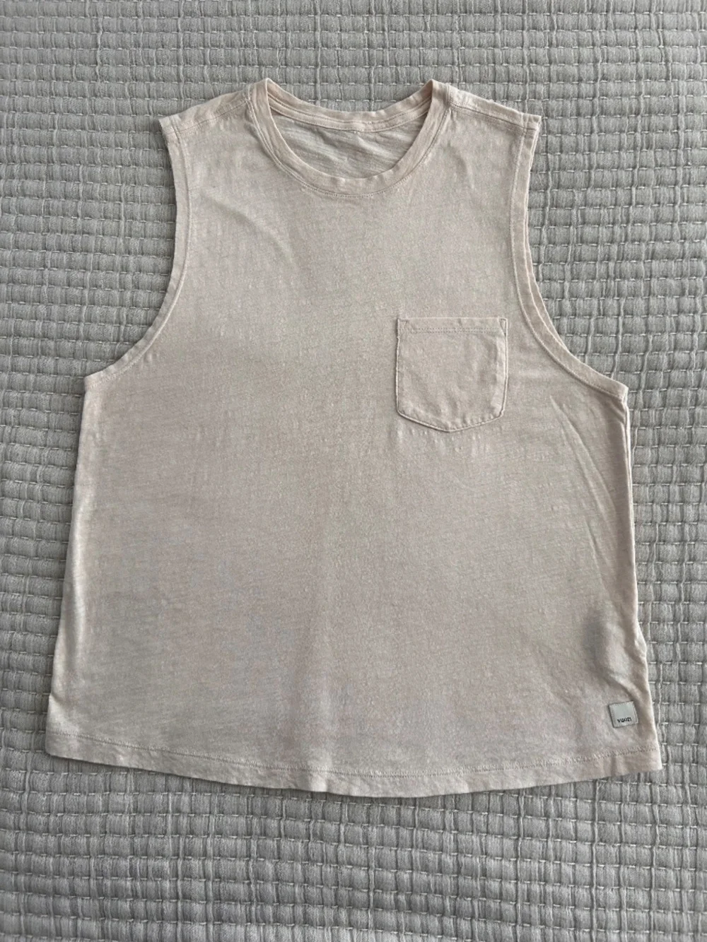 VUORI Sunset Tank Pima Cotton Dune(Sand) Tan - Size Small - Picture 6 of 6